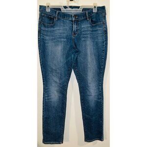 Old Navy Original Mid-Rise Womens Jeans Size 14 Regular Denim Blue